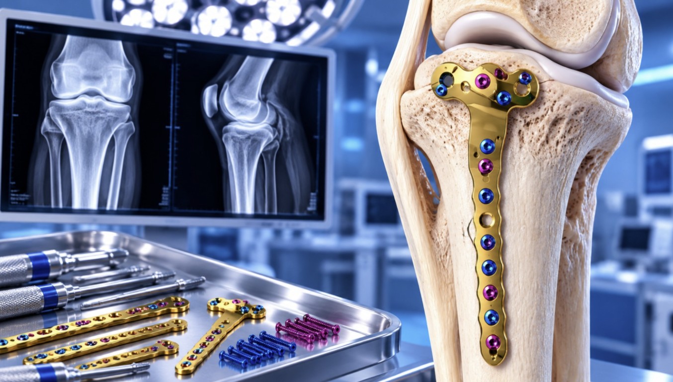 Linha Trauma — placas e fixação